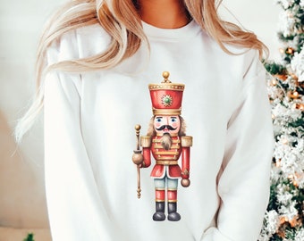 Nutcracker Sweatshirt, Christmas Shirt for Women, Nutcracker Shirt Ballet Dance Shirt, Nutcracker Gift for Dancer, Christmas Crewneck