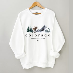 Colorado Sweatshirt, Colorado Crewneck, Colorado Shirts for Women, Colorado Gifts, Colorado Mountain Sweatshirt, Colorado Shirt