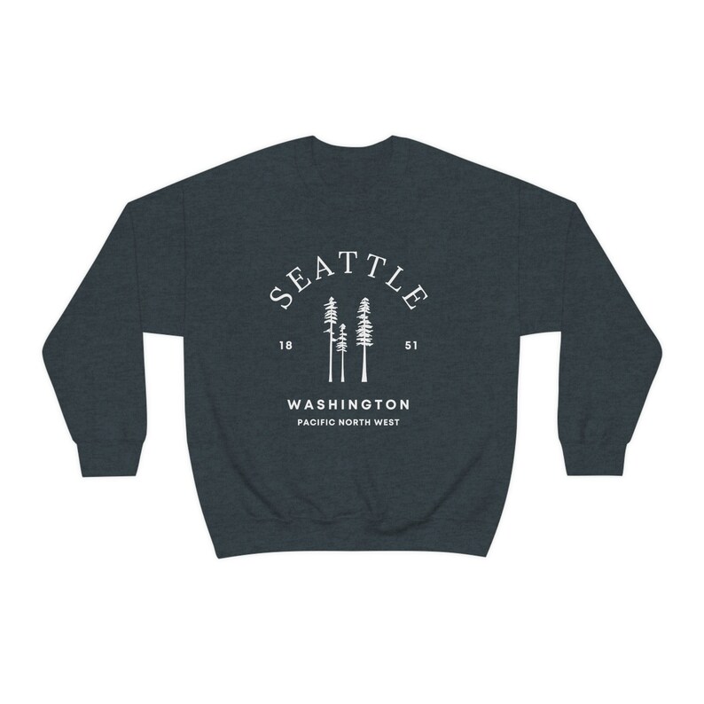 Seattle Sweatshirt, Seattle Crewneck, Seattle Shirts for Women, Seattle Gifts, Seattle Shirt immagine 5