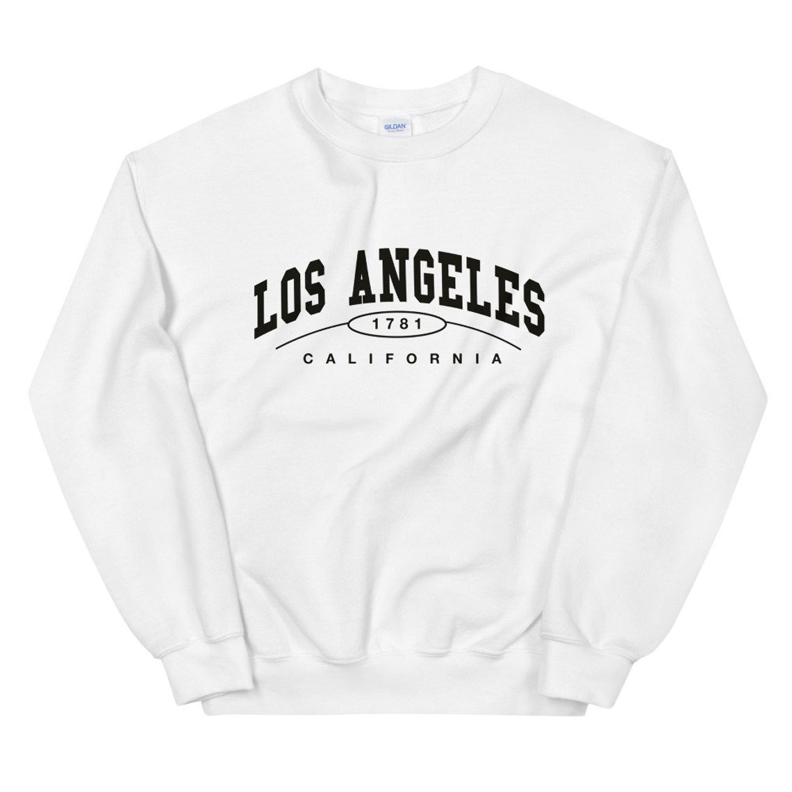 Los Angeles Sweatshirt Los Angeles Crewneck Los Angeles Etsy México