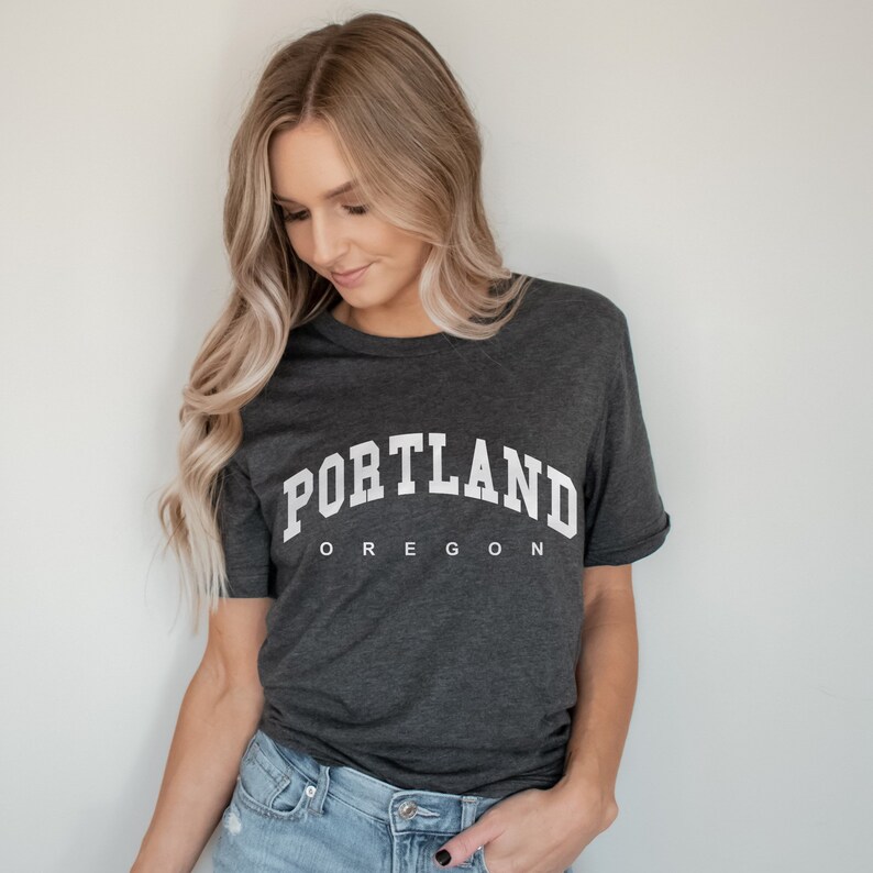 Portland Oregon Shirt Portland Tshirt Portland Oregon Etsy