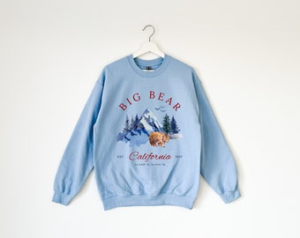 Big Bear Sweatshirt, Big Bear Crewneck, Big Bear Lake, Big