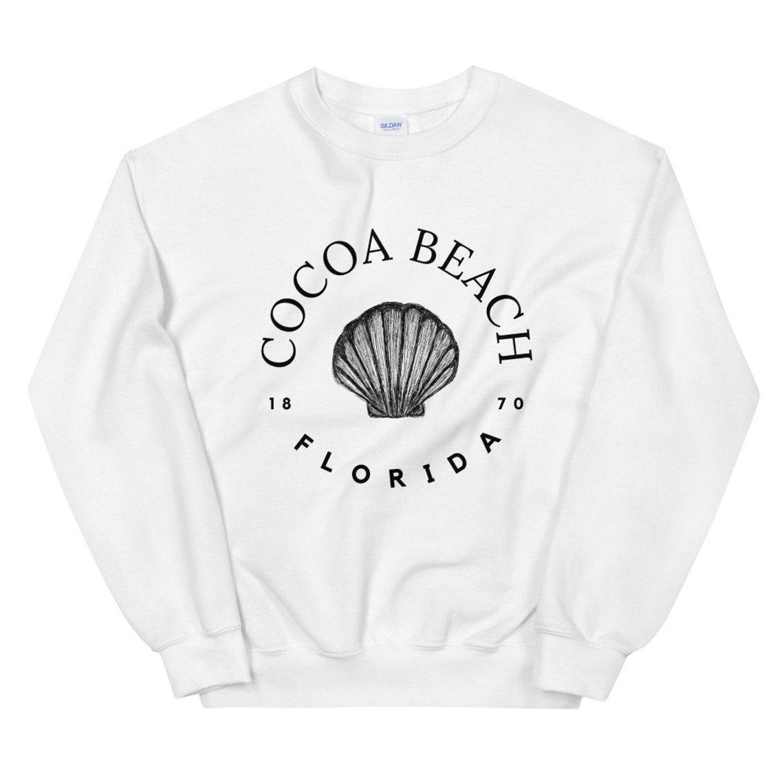 Cocoa Beach Sweatshirt Cocoa Beach Florida Cocoa Beach Etsy