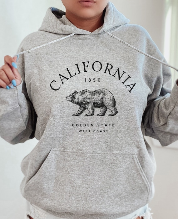 California Golden State 1850 Zip-Up Hoodie - California Republic Clothes