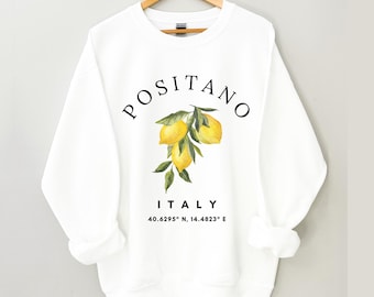 Positano Sweatshirt, Positano Gifts, Positano Italy Shirt, Amalfi Coast, Positano Crewneck