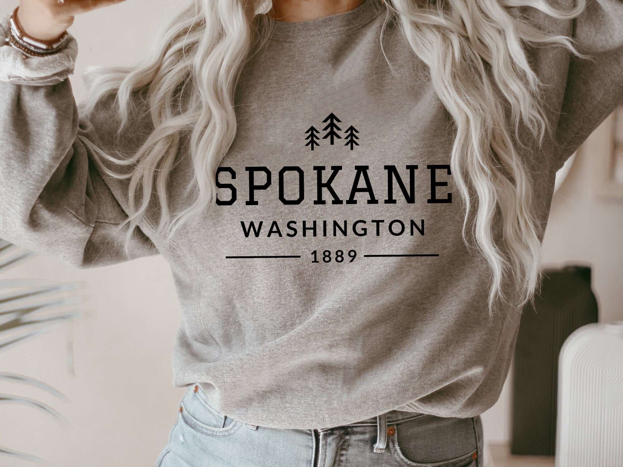 Spokane Shirt Spokane Sweatshirt Spokane Washington Spokane Etsy