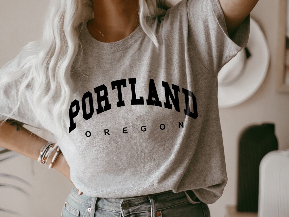 Portland Oregon Shirt Portland Tshirt Portland Oregon Etsy