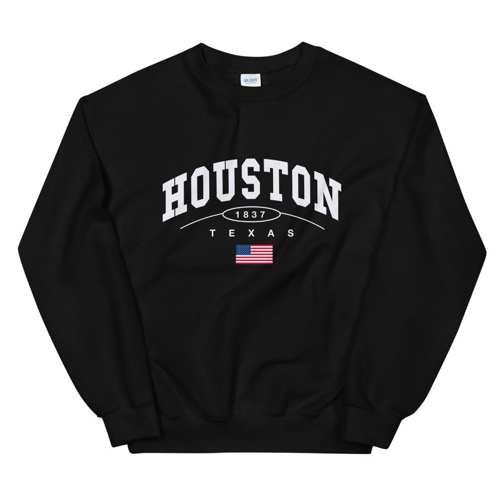Houston Sweatshirt Houston Texas Shirt Houston Gifts Etsy