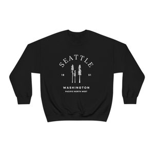 Seattle Sweatshirt, Seattle Crewneck, Seattle Shirts for Women, Seattle Gifts, Seattle Shirt immagine 3
