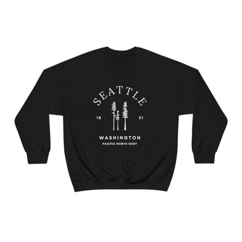 Seattle Sweatshirt, Seattle Crewneck, Seattle Shirts for Women, Seattle Gifts, Seattle Shirt immagine 3