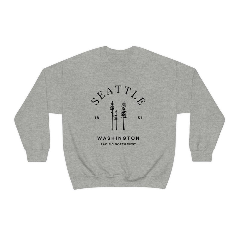 Seattle Sweatshirt, Seattle Crewneck, Seattle Shirts for Women, Seattle Gifts, Seattle Shirt immagine 4
