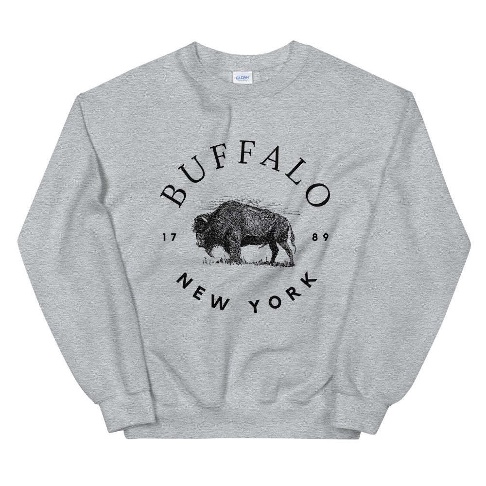 Buffalo New York Sweatshirt Buffalo Sweatshirt Buffalo Etsy
