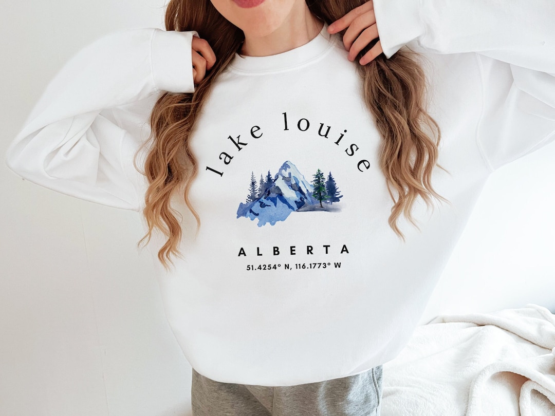 Lake Louise Sweatshirt, Lake Louise Crewneck, Lake Louise Gifts, Lake