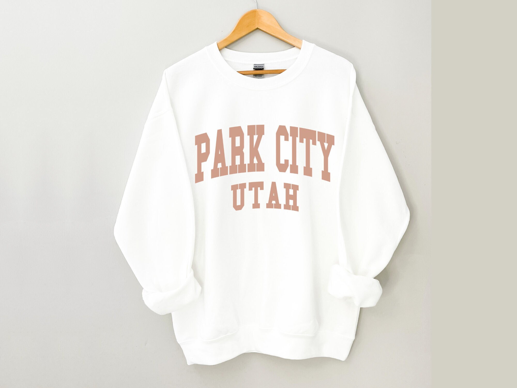 [ City Park] / ☆ Standard Sweatshirt / WHITE / UNISEX Park City Sweatshirt - Etsy