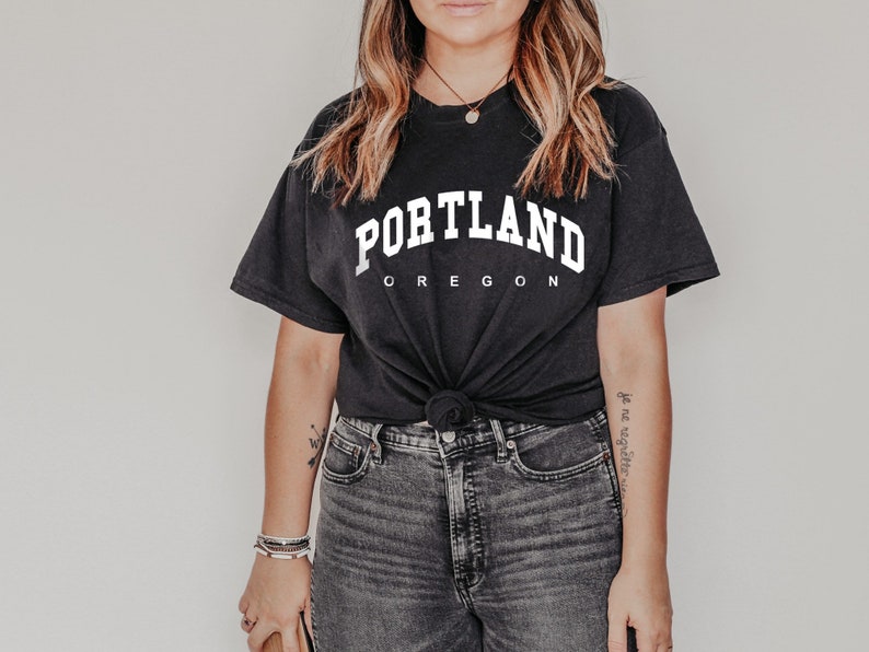 Portland Oregon Shirt Portland Tshirt Portland Oregon Etsy