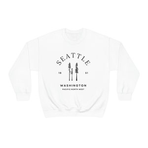 Seattle Sweatshirt, Seattle Crewneck, Seattle Shirts for Women, Seattle Gifts, Seattle Shirt immagine 2