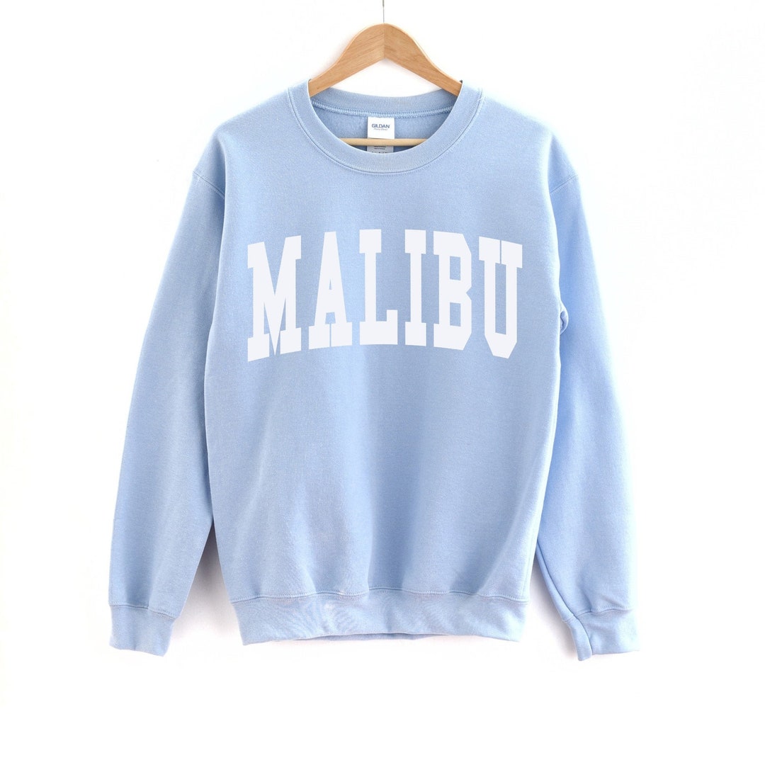 Malibu Sweatshirt, Malibu Crewneck, Malibu Shirt, Teen Girl Gifts ...