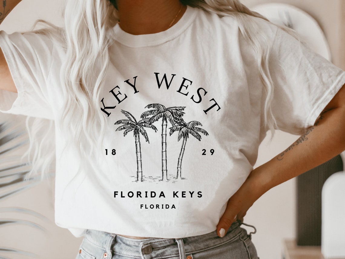 Key West Tshirt Key West T Shirt Key West Girls Trip Key Etsy España