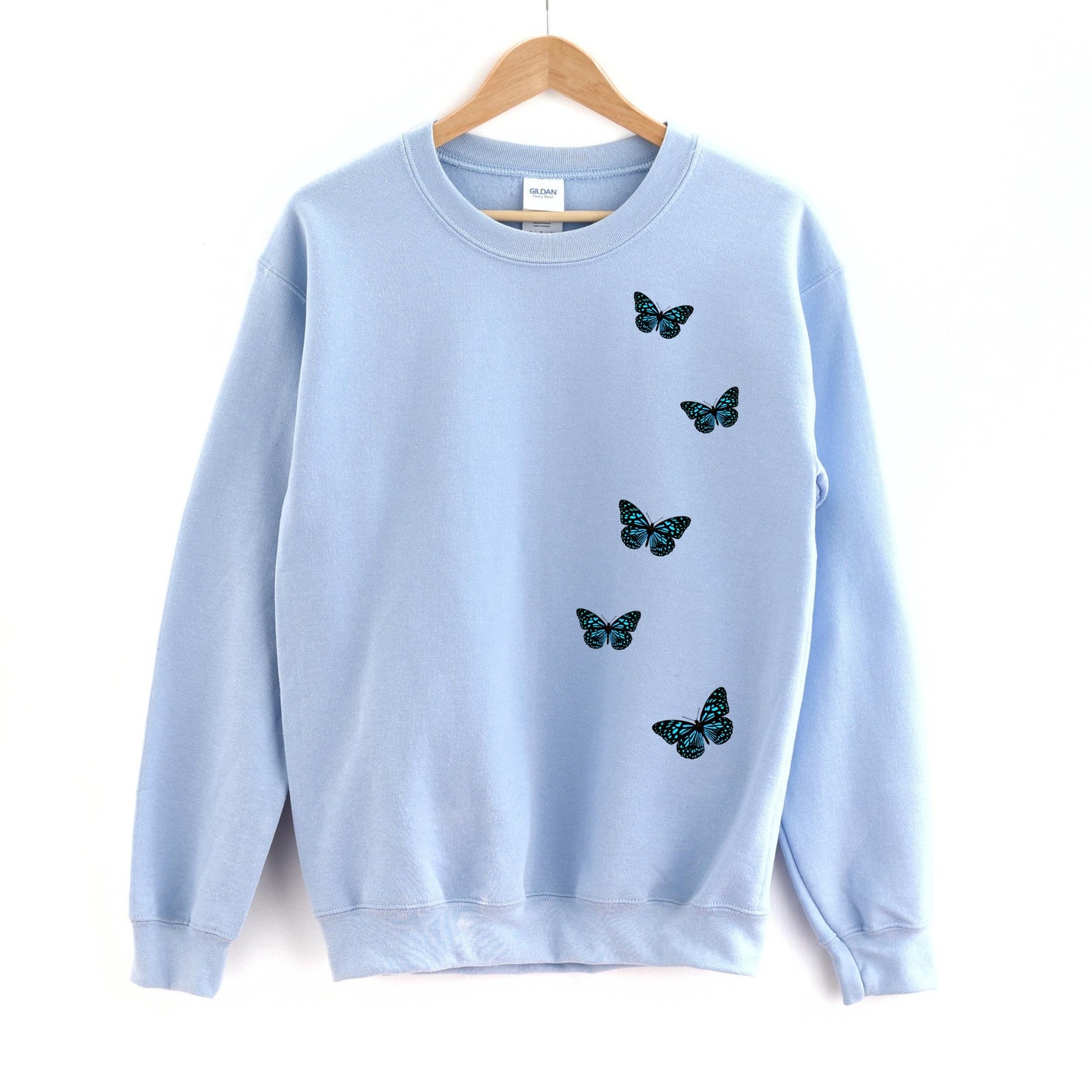 Butterfly Sweatshirt Butterfly Shirt for Women Trendy Etsy