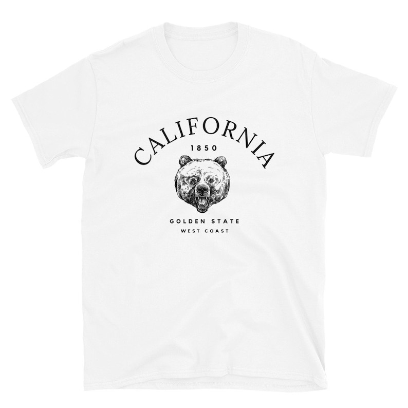 California Tshirt, California Bear Shirt, California Shirt for Women, California Tshirt Women, California Gifts for Women image 3
