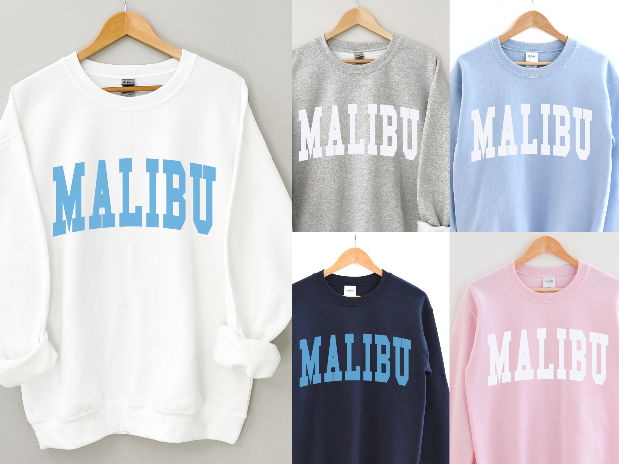 ★24SS 入手困難★Kith Malibu Souvenir Crewneck Kith Malibu Souvenir Crewneck Heather Oatmeal Men's - SS24 - US