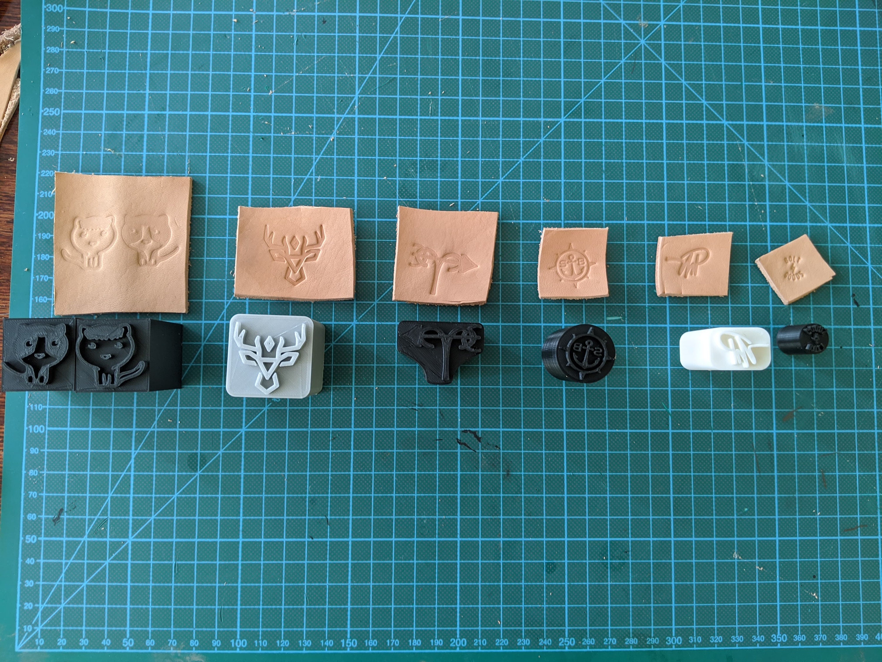 Custom leather stamp tool for leathercrafting makers mark for Etsy