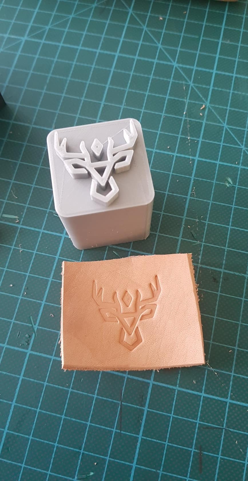 Custom leather stamp tool for leathercrafting makers mark for Etsy