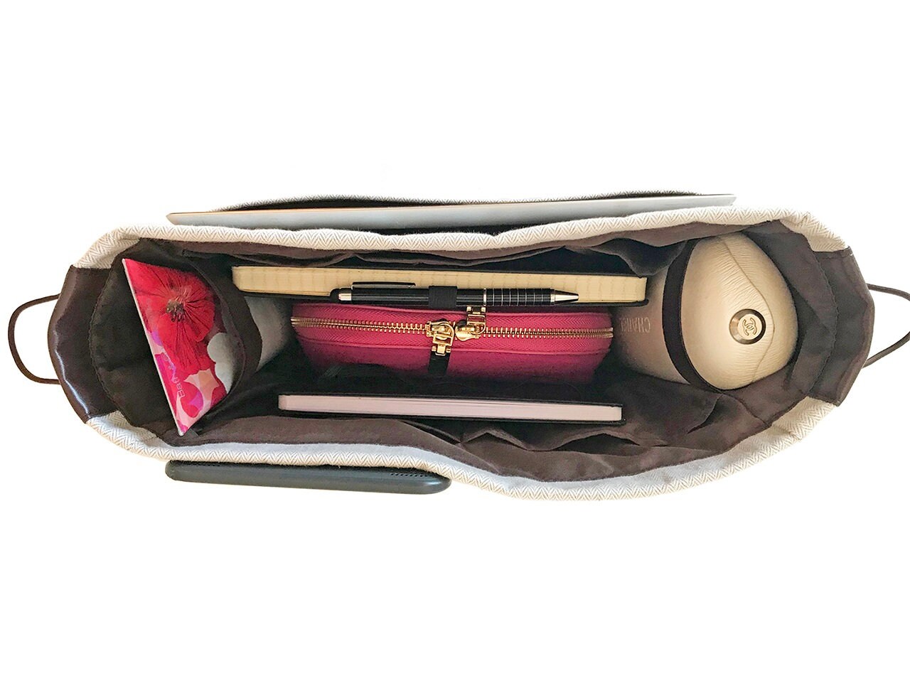 Bagavie Deluxe Herringbone Handbag Organizer GRANDE Etsy UK