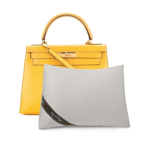 Bag-a-Vie Kelly 28 Purse Pillow Insert Handbag Shaper for Closet Storage Patented Moisture Adsorbing - HERRINGBONE FABRIC