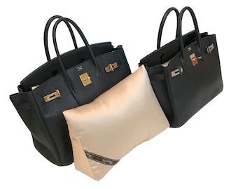 Bag-a-Vie Birkin 30 Purse Pillow Insert Handbag Shaper for Closet Storage Patented Moisture Adsorbing - CHAMPAGNE