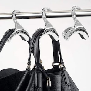 Metal Table Side Bag Hook Ladies Handbag Holder Clothes Hanger Purse Grocery Storage Luggage Hardware Accessories Metal, Women's, Size: Small, Other