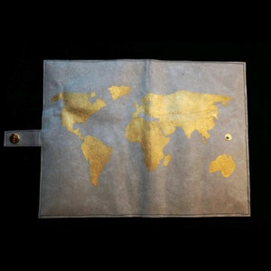 Reiseetui Weltkarte Weltenbummler Bild 2