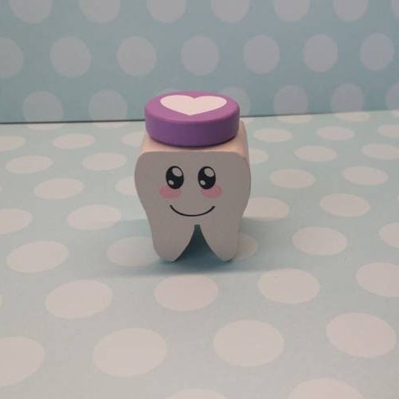Milchzahndose Gesicht individuell Zahnfee Zahndose mit Namen Einschulung Bild 6