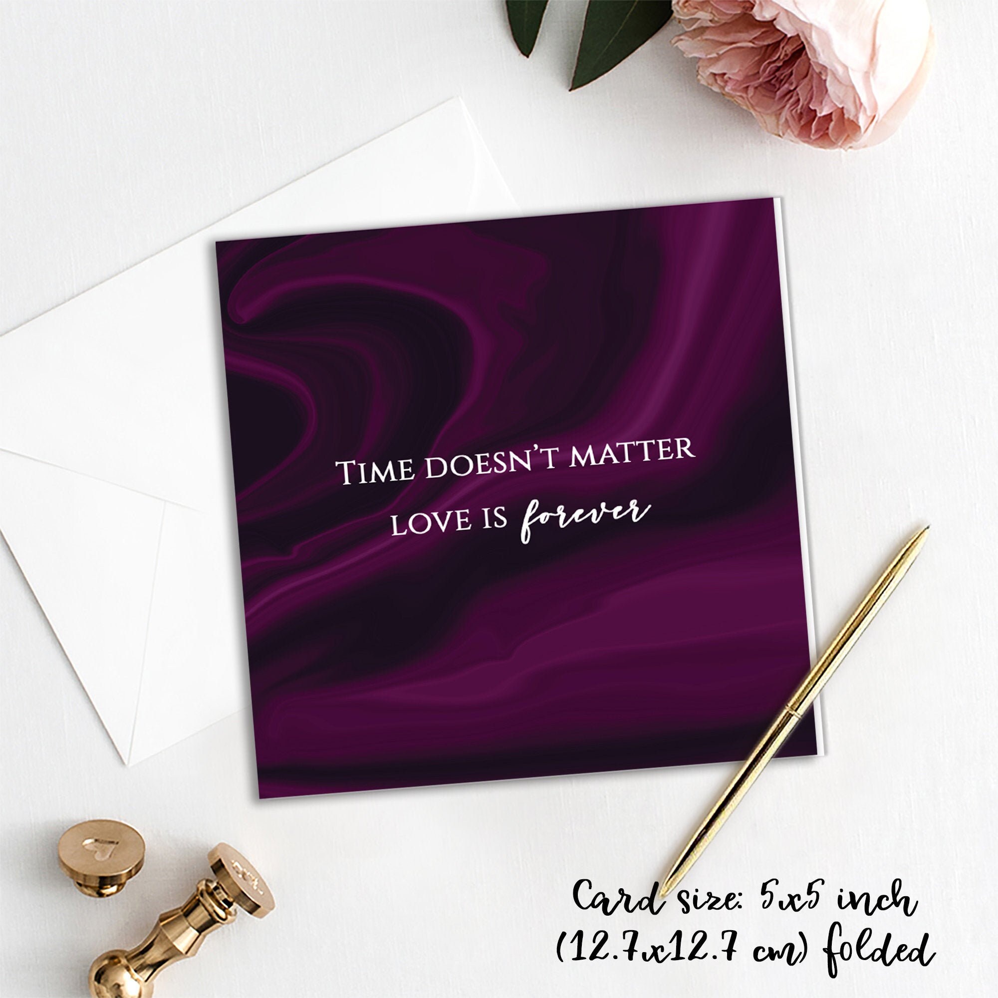 Printable romantic quote love card for him for her romantic | Etsy