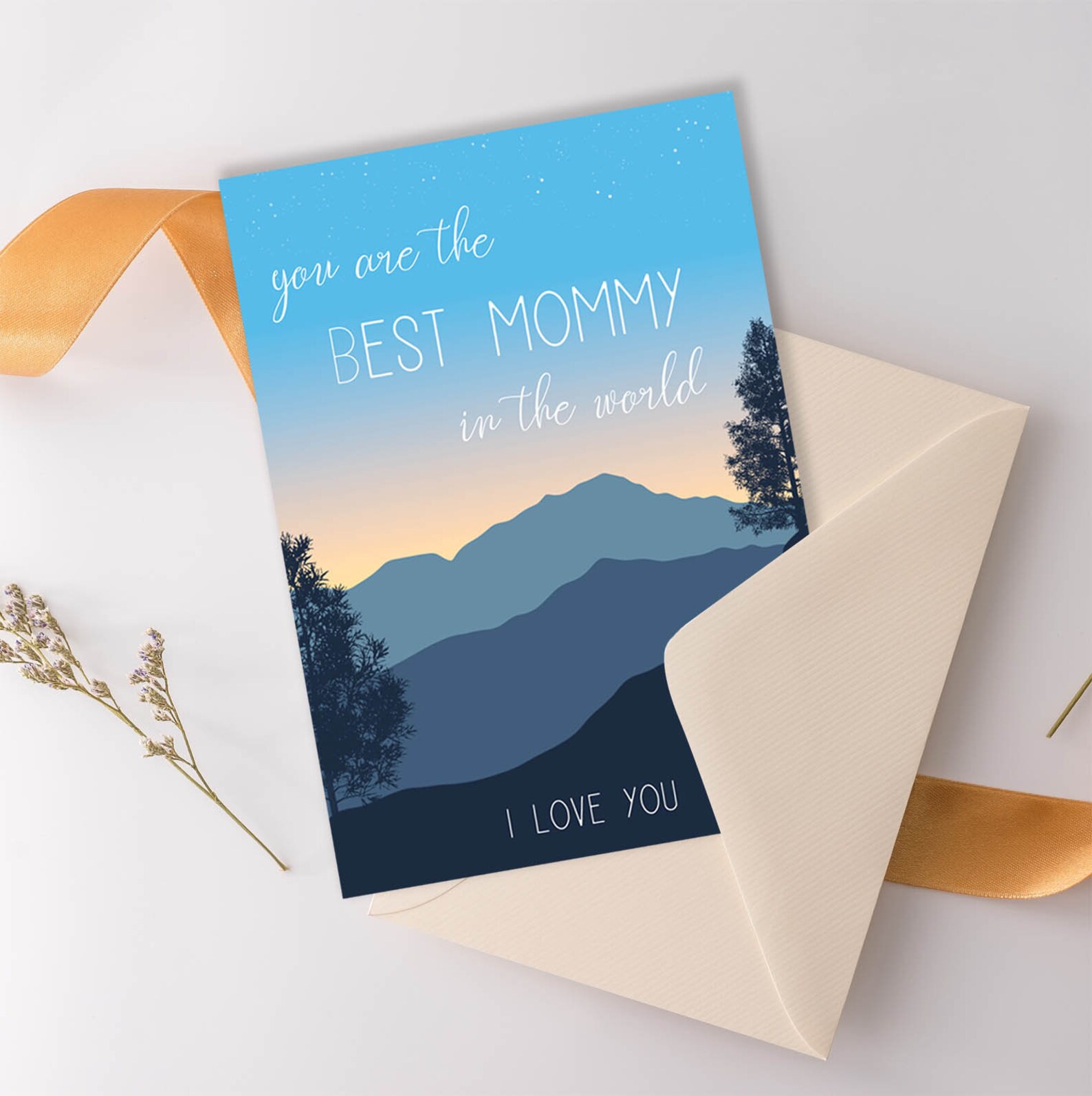 Mom Birthday card Printable gift card for mother from Etsy