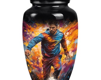 Dynamic Soccer Artwork