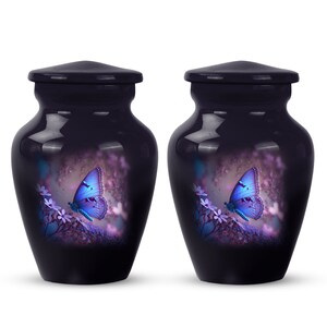 Artistic representation of Purple Urn for Bereavement