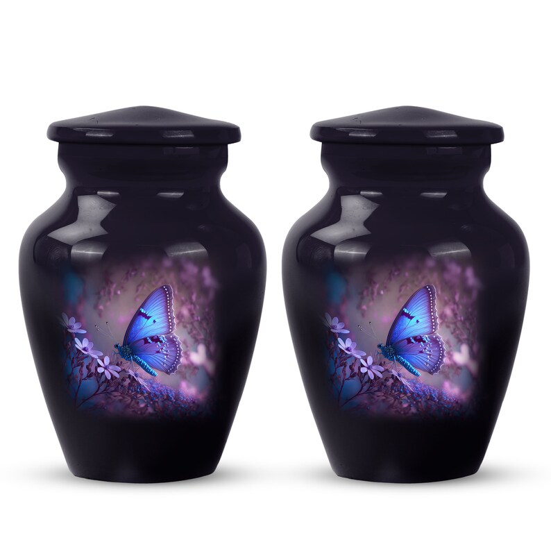 Artistic representation of Purple Urn for Bereavement