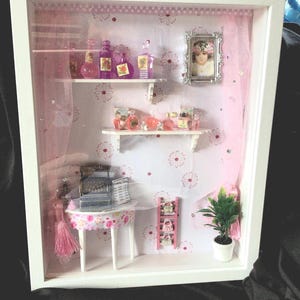 Perfume shop diorama.  Ideal for collectors of all things miniature.