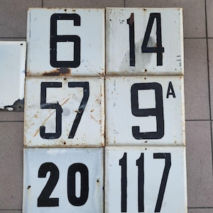 número da casa grande, placa vintage antiga, apartamento, chalé