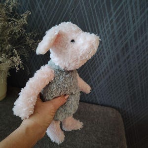 Vintage Disney Classic Pooh Piglet GUND  9",collector gift