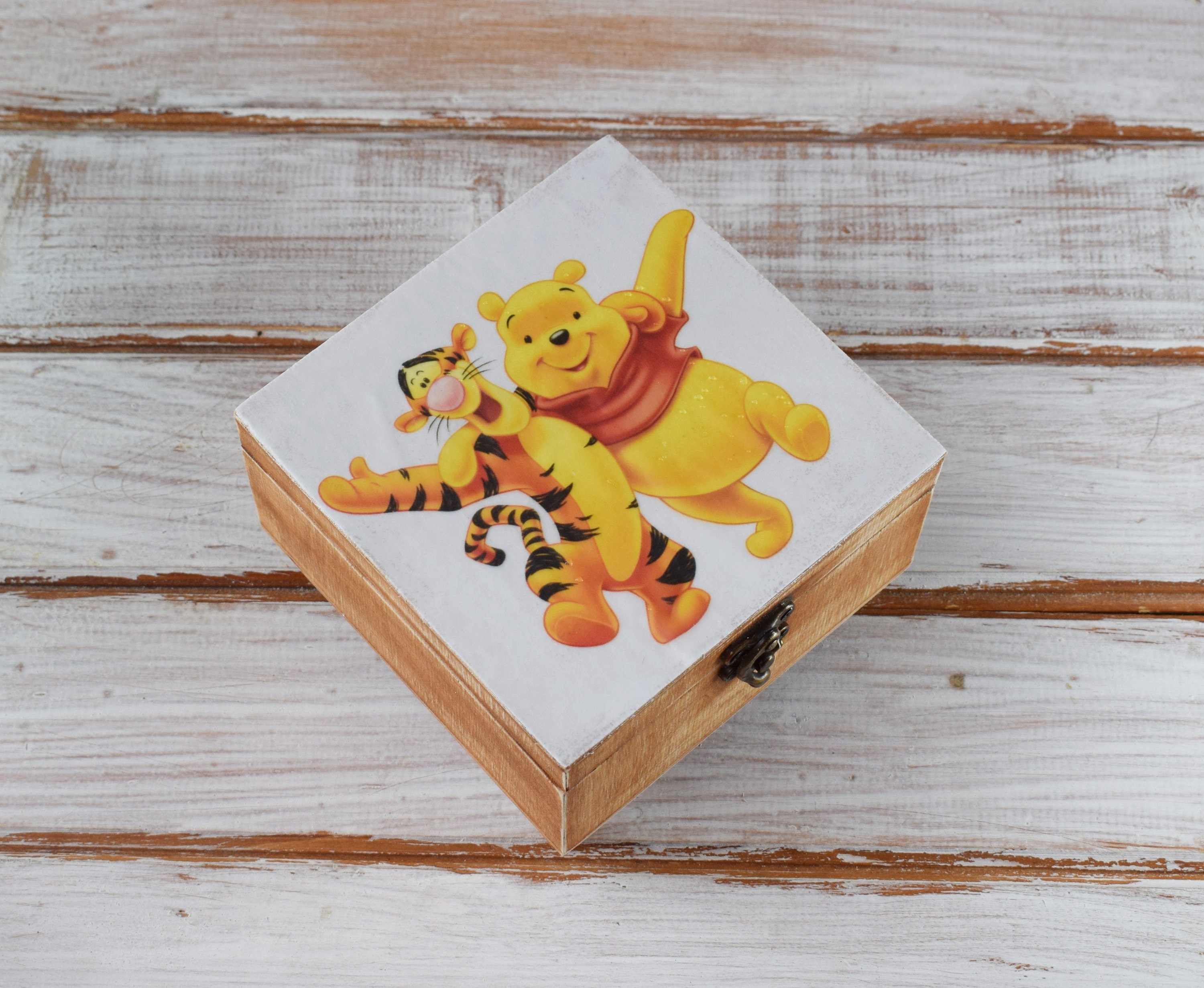 Scatola Di Legno Bianca Con Coperchio 10x10x5 Cm - Per Ricordi, Decorazione Fai Da Te O Regalo - Foto 4