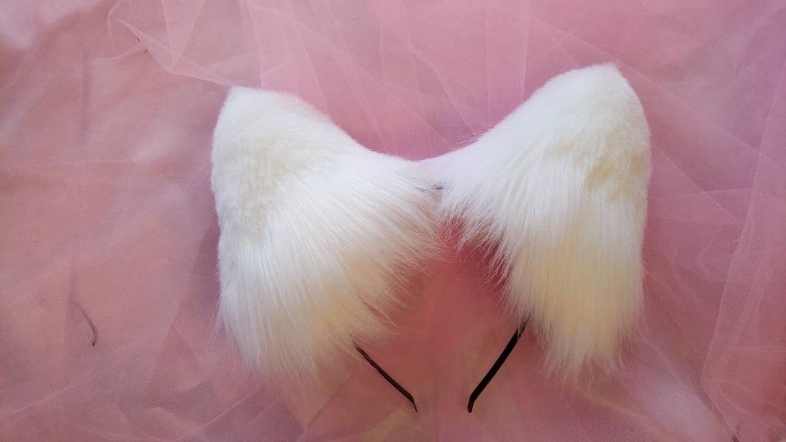 Rouge the Bat Big ears White ears Faux Fur Bat ears Cosplay | Etsy