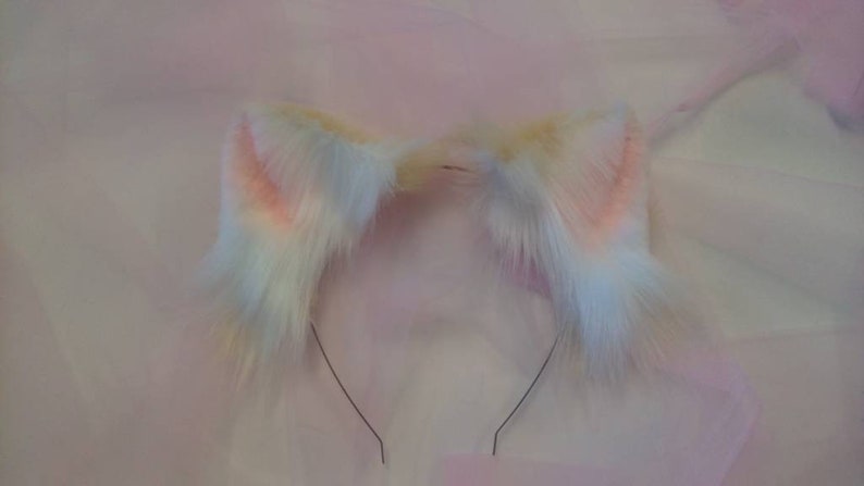Shiba inu ears and tail Pomeranian ears and tail Beige ears image 3