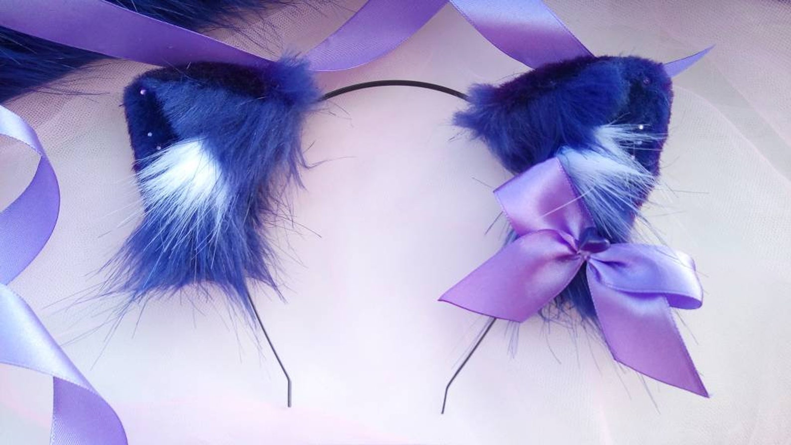 Blueberry ears and tail Cat ears and tail Nekopara cosplay Etsy