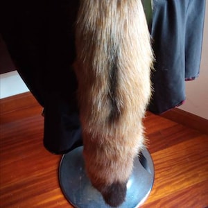Costumised Tail, Fluffy Fox tail, Wolf tail,  Puppy Dog tail Faux fur Animal Costume Fantasy Mature Content Buttplug