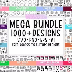 Mega SVG Bundle, T Shirt Designs SVG, Svg Files for Cricut, Silhouette Cut Files, Clipart, Svg for Shirts, Flower svg, Cricut, Silhouette