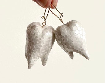 Oversize Tooth Earrings