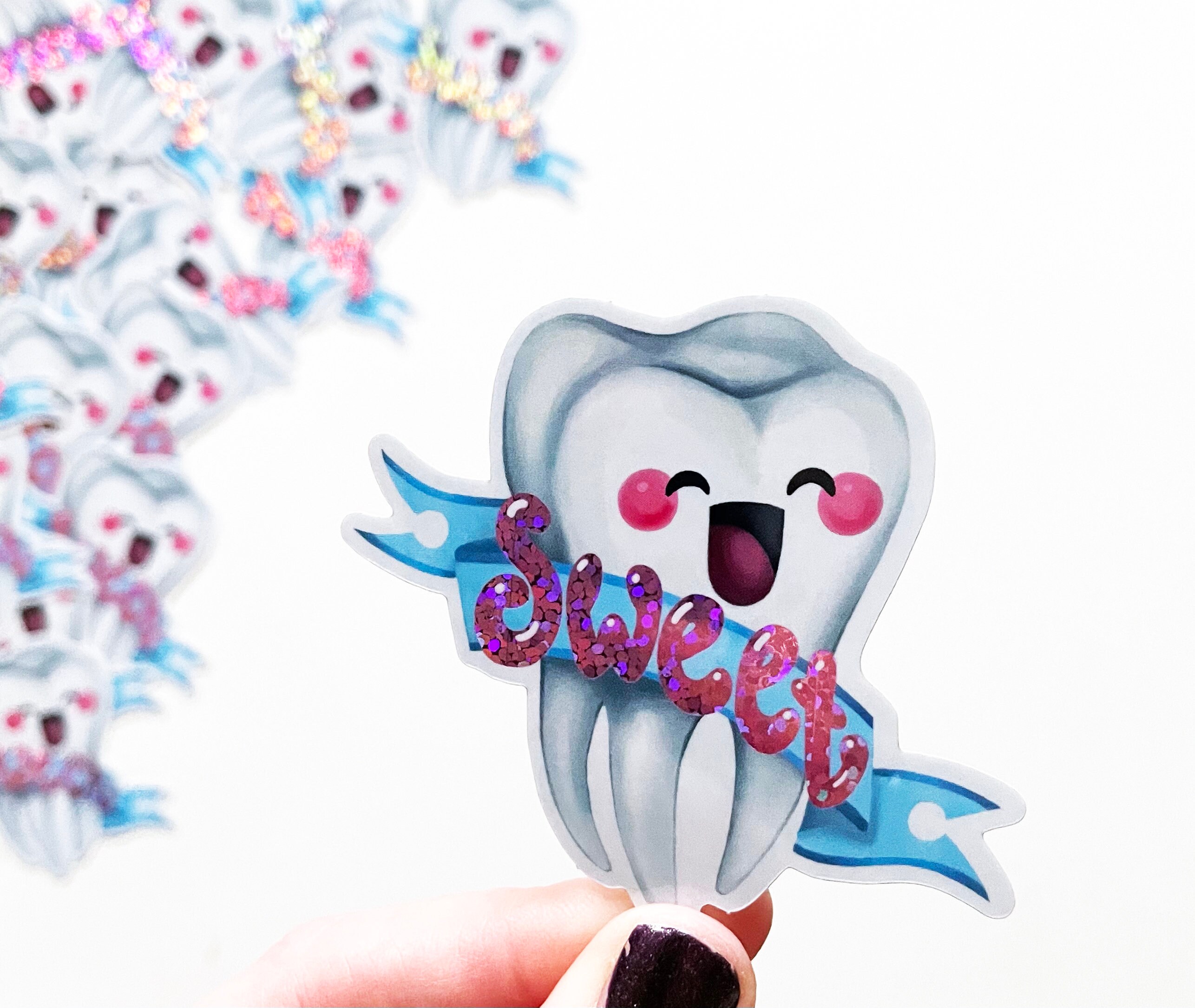 Sweet Tooth Epoxy Stickers #6566 :: Cooking Stickers
