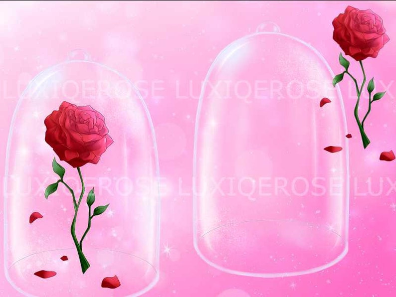 Glass Rose Display Case Clipart Digital Magic Fantasy Etsy Glass Rose Display Case Clipart Digital Magic Fantasy Etsy